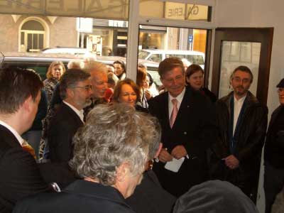 Ausstellungseröffnung Veit Relin mit Thomas Goppel, 2007